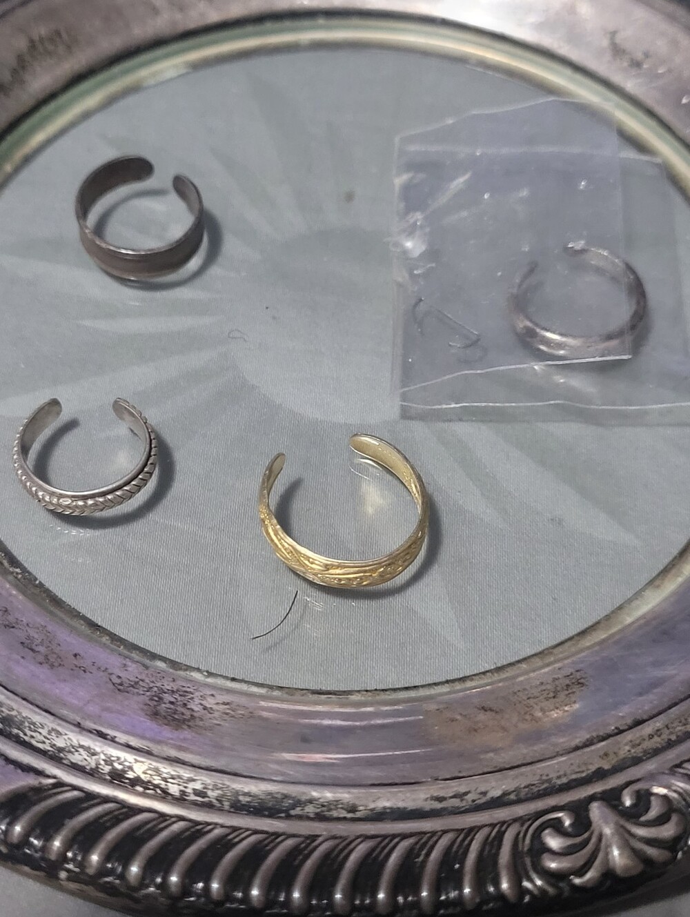 Sterling Silver Adjustable Open Band Rings - Women's Fashion Jewelry
